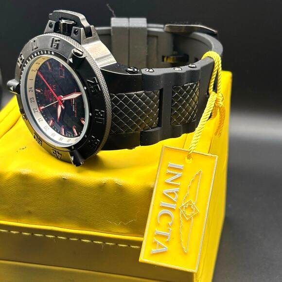 Invicta SubAqua NOMA III 13919 Mens Collector Edition GMT 500M Swiss Made NIBWT - Picture 7 of 17